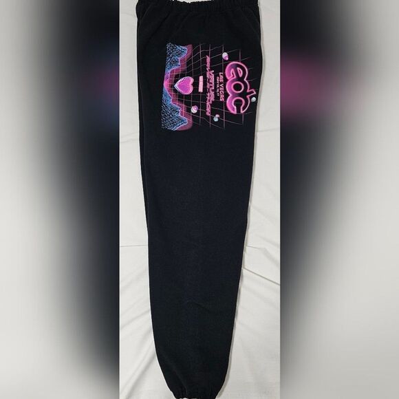 Insomniac EDC Las Vegas Rave Recovery Sweatpants M Black EDM Festival Pants Rare - Picture 2 of 8